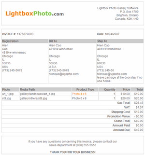 invoice
